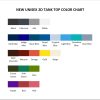 tank top color chart - Tom And Jerry Merch