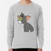 ssrcolightweight sweatshirtmensheather greyfrontsquare productx1000 bgf8f8f8 12 - Tom And Jerry Merch