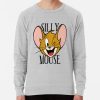 ssrcolightweight sweatshirtmensheather greyfrontsquare productx1000 bgf8f8f8 16 - Tom And Jerry Merch