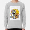 ssrcolightweight sweatshirtmensheather greyfrontsquare productx1000 bgf8f8f8 9 - Tom And Jerry Merch