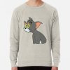 ssrcolightweight sweatshirtmensoatmeal heatherfrontsquare productx1000 bgf8f8f8 12 - Tom And Jerry Merch