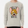 ssrcolightweight sweatshirtmensoatmeal heatherfrontsquare productx1000 bgf8f8f8 16 - Tom And Jerry Merch