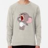 ssrcolightweight sweatshirtmensoatmeal heatherfrontsquare productx1000 bgf8f8f8 20 - Tom And Jerry Merch