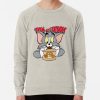 ssrcolightweight sweatshirtmensoatmeal heatherfrontsquare productx1000 bgf8f8f8 24 - Tom And Jerry Merch