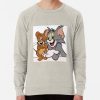 ssrcolightweight sweatshirtmensoatmeal heatherfrontsquare productx1000 bgf8f8f8 4 - Tom And Jerry Merch