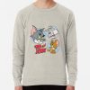 ssrcolightweight sweatshirtmensoatmeal heatherfrontsquare productx1000 bgf8f8f8 8 - Tom And Jerry Merch