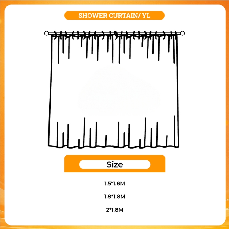 3D shower curtain - Tom And Jerry Merch